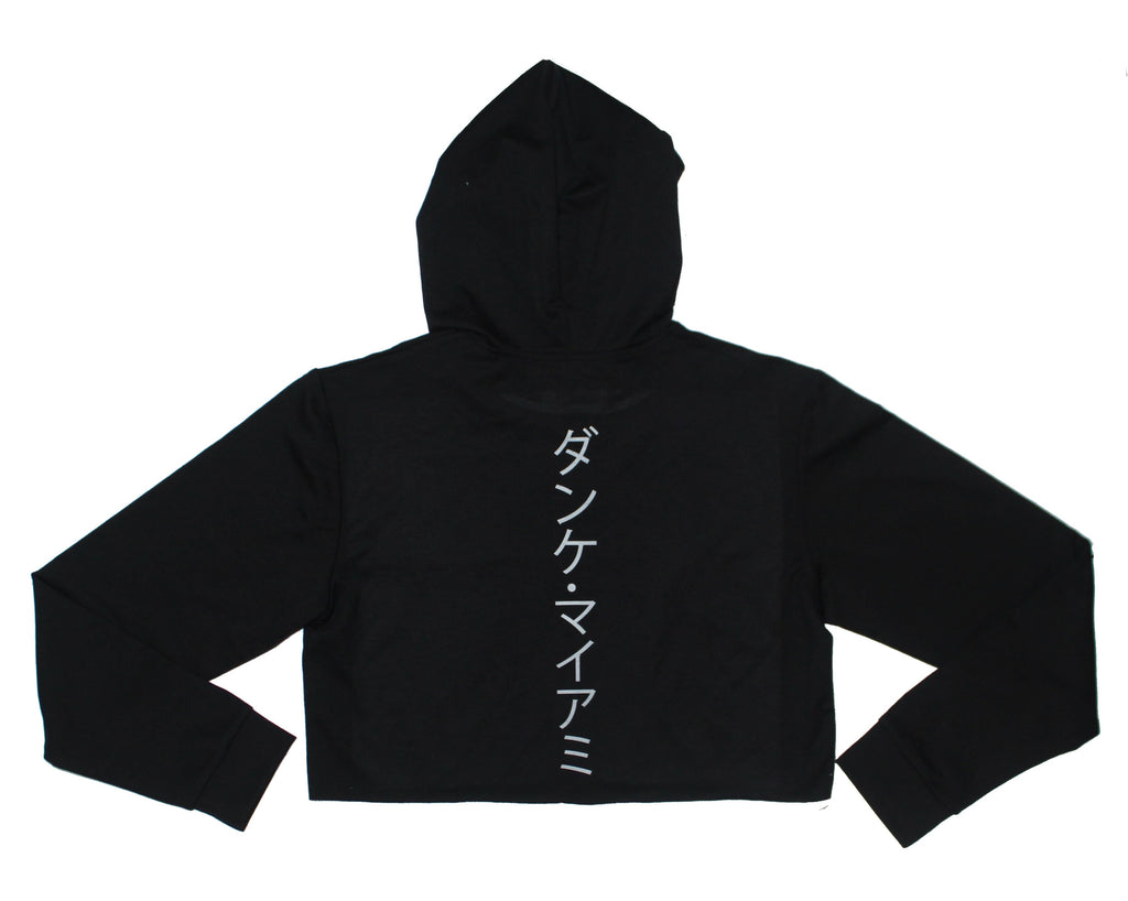 Signature Crop Top Hoodie Black